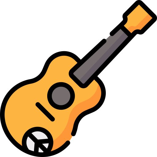 gitaar Special Lineal color icoon