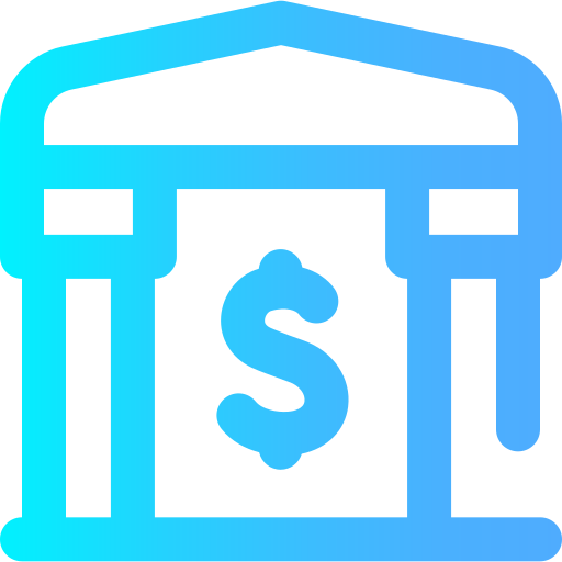 Bank Super Basic Omission Gradient icon