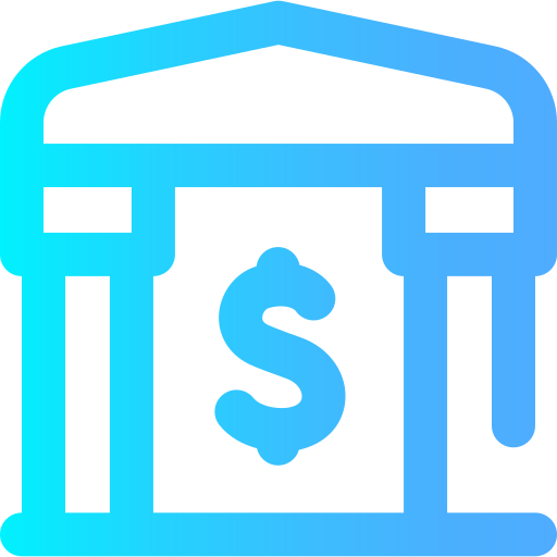 bank Super Basic Omission Gradient icon