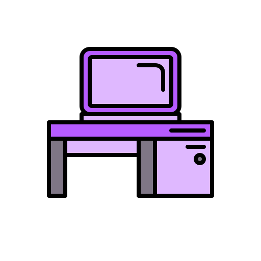 Desk Generic color lineal-color icon