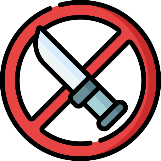 No knife Generic color lineal-color icon