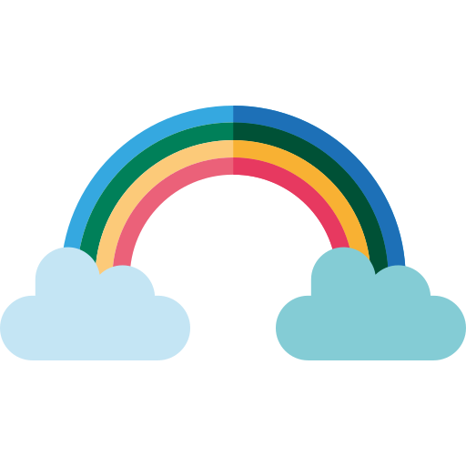 arco iris Generic color fill icono