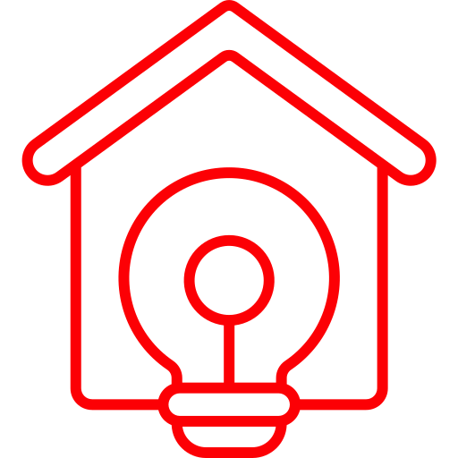 casa intelligente Generic color outline icona