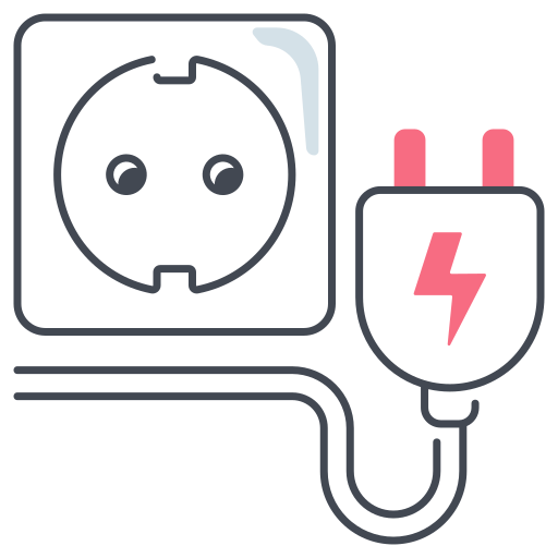Plug in Generic color lineal-color icon