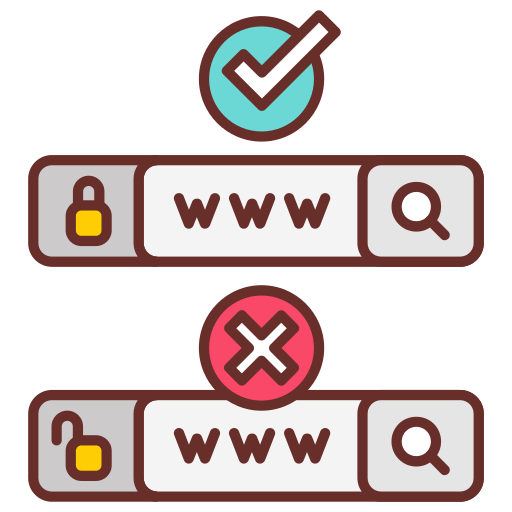 web-sicherheit Generic color lineal-color icon