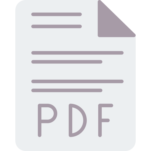 archivo pdf Generic color fill icono