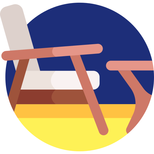 Chair Detailed Flat Circular Flat icon