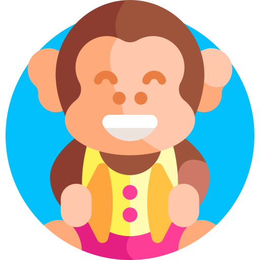 猿 Detailed Flat Circular Flat icon