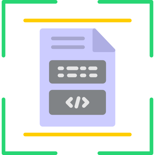 scanner de documents Generic color fill Icône