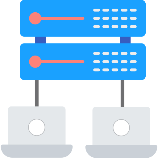 Local network Generic color fill icon