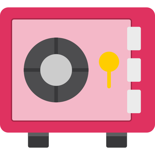 cassetta di sicurezza Generic color fill icona