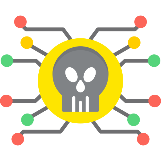 Cyber attack Generic color fill icon