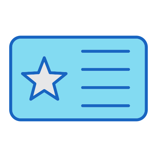 회원카드 Generic color lineal-color icon