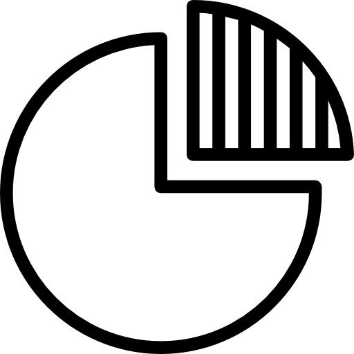 wykres kołowy Neung Lineal ikona