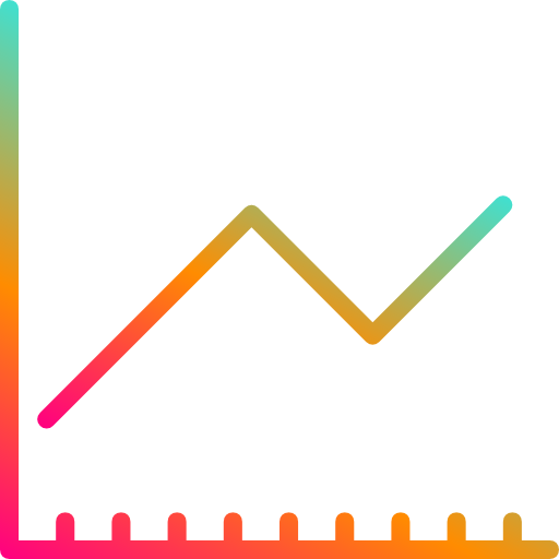 gráfico Neung Lineal Gradient Ícone