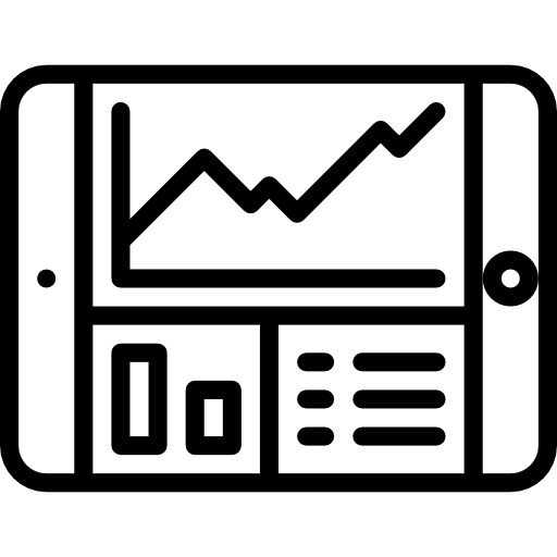 grafico mynamepong Lineal icono