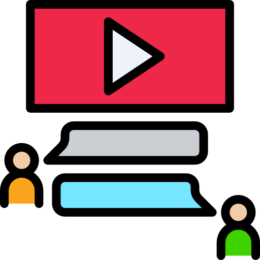 Video mynamepong Lineal Color icon