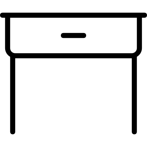mesita de noche Neung Lineal icono