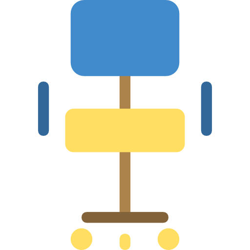 Desk chair Neung Flat icon