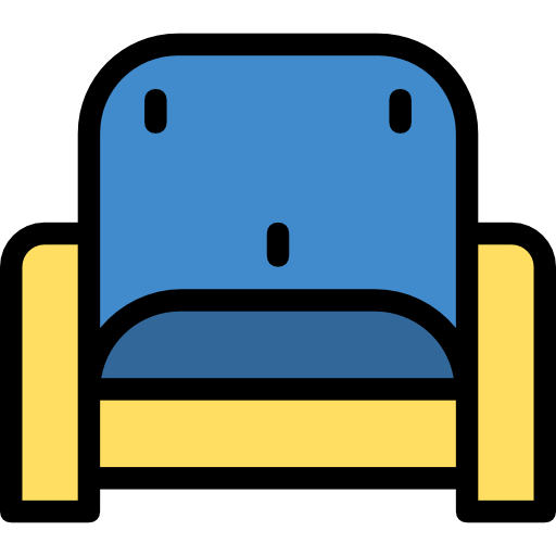 Armchair Neung Lineal Color icon