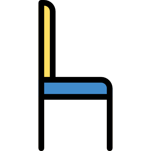 silla Neung Lineal Color icono