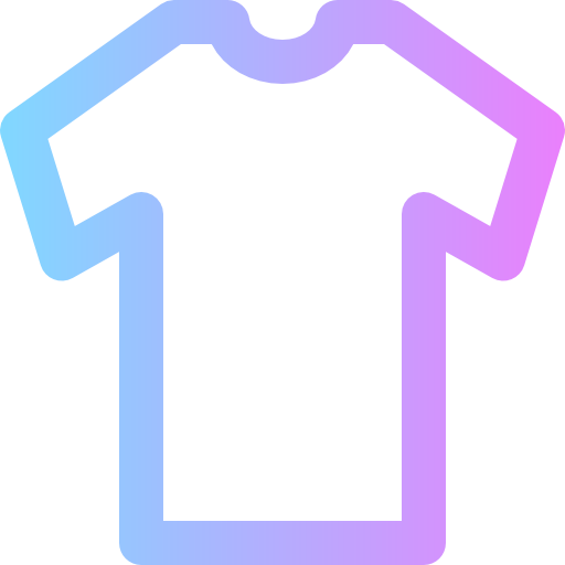 T shirt Super Basic Rounded Gradient icon