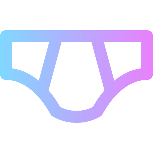Underpants Super Basic Rounded Gradient icon
