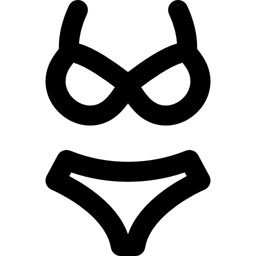비키니 Super Basic Rounded Lineal icon