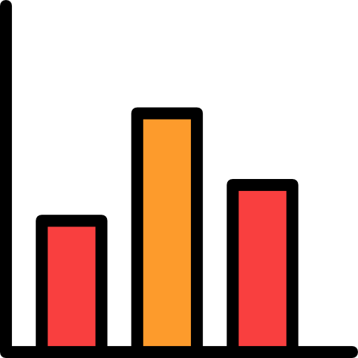 balkendiagramm Neung Lineal Color icon