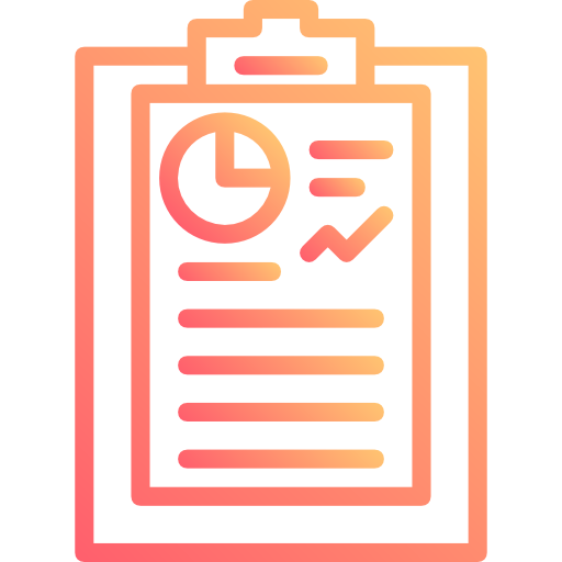 Clipboard Neung Lineal Gradient icon