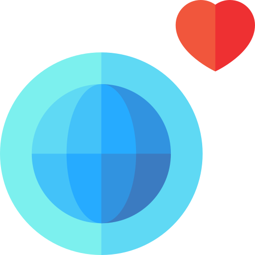 internationale relaties Basic Straight Flat icoon