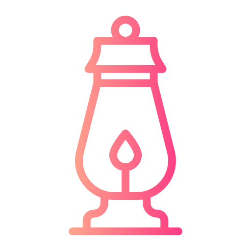 lámpara de fuego Generic gradient outline icono