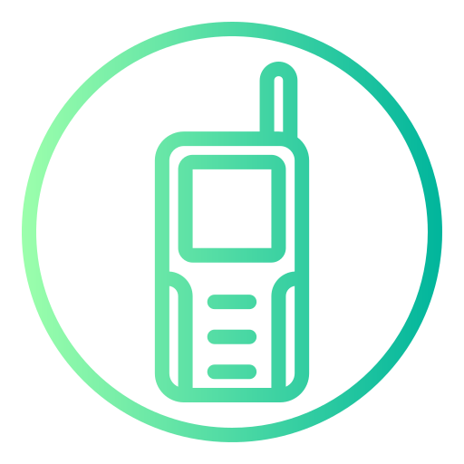 walkie-talkie Generic gradient outline icono