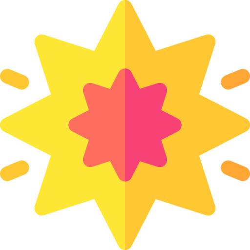 explosión Basic Rounded Flat icono