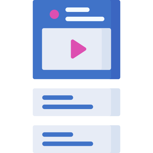 Video streaming Special Flat icon
