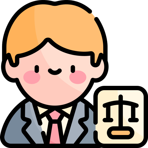 변호사 Kawaii Lineal color icon