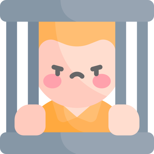 Prisoner Kawaii Flat icon