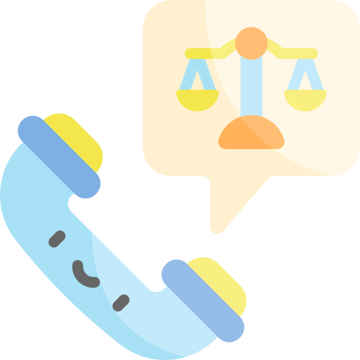 consejo legal Kawaii Flat icono