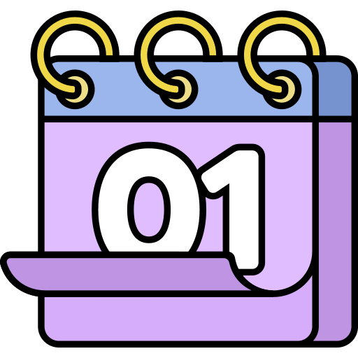 Calendar date Generic color lineal-color icon