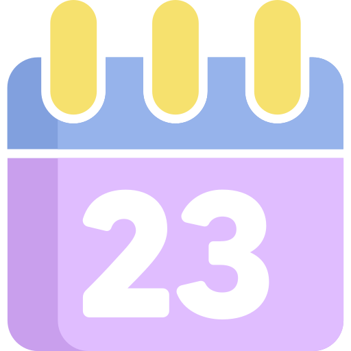 data del calendario Generic color fill icona
