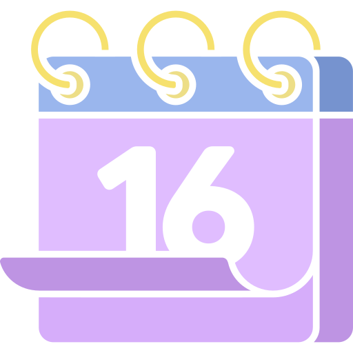 fecha del calendario Generic color fill icono