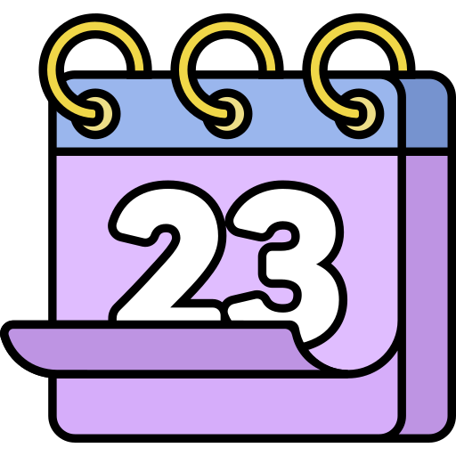 fecha del calendario Generic color lineal-color icono