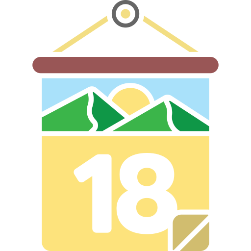 Calendar date Generic color fill icon