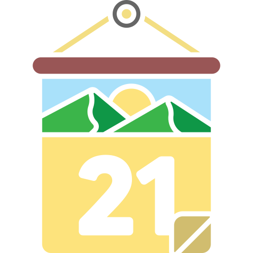 fecha del calendario Generic color fill icono