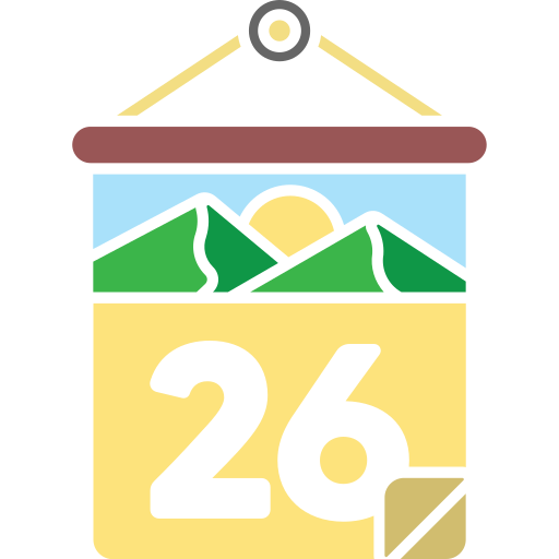 Calendar date Generic color fill icon