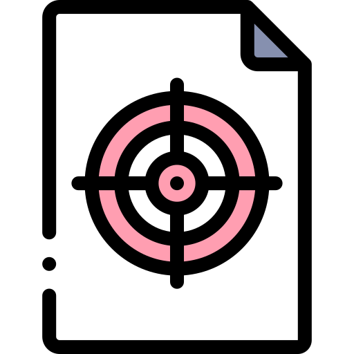 Стрельба по мишени Detailed Rounded Lineal color иконка
