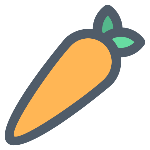 Морковь Yogi Aprelliyanto Bold Lineal Color иконка