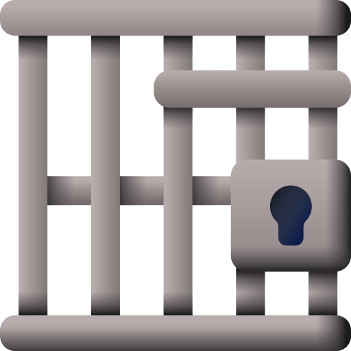 więzienie 3D Color ikona