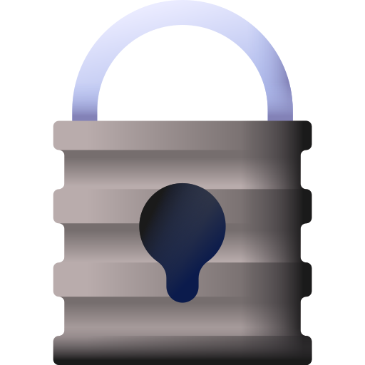 Lock 3D Color icon
