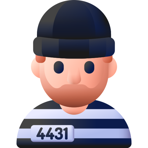 kryminalista 3D Color ikona
